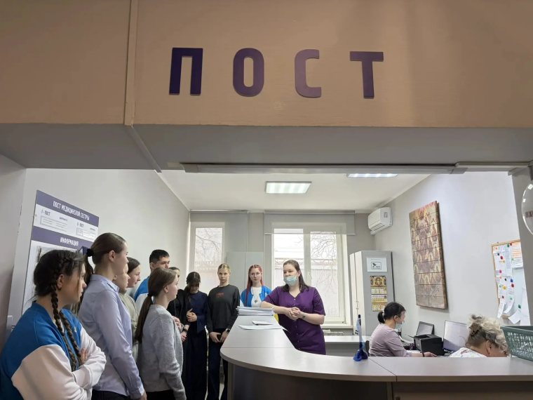 Экскурсия в хирургическое и терапевтическое отделение  Белгородской ЦРБ.